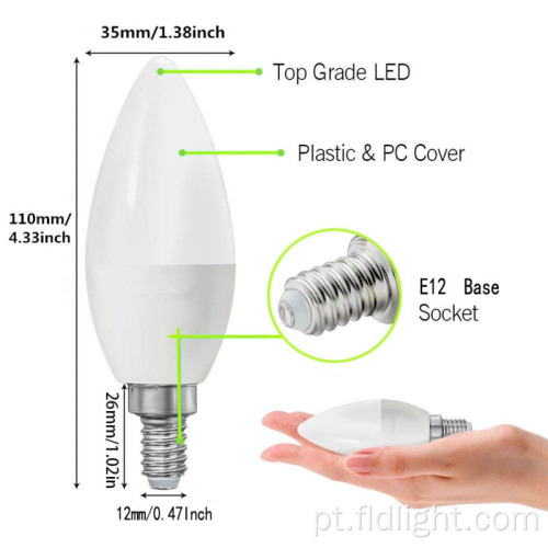 Lâmpada inteligente Tuya Smart Life WiFi Alexa controlada por voz